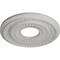 Ekena Millwork Lauren Ceiling Medallion (Canopies up to 6 1/4"), 20 5/8"OD x 6 1/4"ID x 1 3/8"P, Ultra Pure White CM20LNUWF - alternate 4